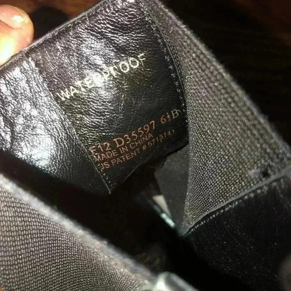 Cole Haan Air Evan Women’s 6.5 B Black Leather Short Boot D35597 Waterproof - Picture 12 of 15